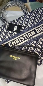 Christian Dior Canvas Book Tote With Pouch photo review
